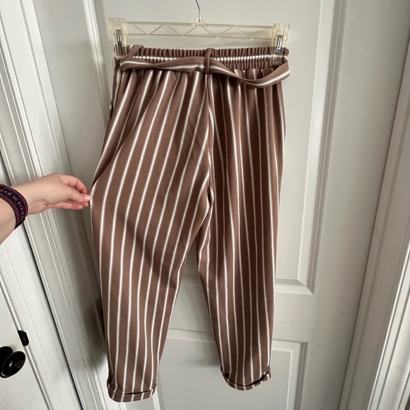 Altar’d State Striped Stretch Waist Pants - Picture 3 of 4